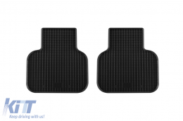 Specific rubber mats suitable for Dodge Journey after 2008, Fiat Freemont after 2011, 4-piece set, black color-image-6248444