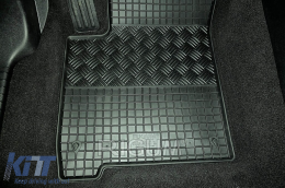 Specific rubber mats suitable for Dodge Journey after 2008, Fiat Freemont after 2011, 4-piece set, black color-image-6248445