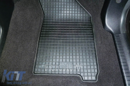Specific rubber mats suitable for Dodge Journey after 2008, Fiat Freemont after 2011, 4-piece set, black color-image-6248446