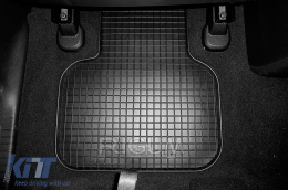 Specific rubber mats suitable for Dodge Journey after 2008, Fiat Freemont after 2011, 4-piece set, black color-image-6248447