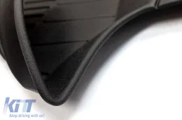 Specific rubber mats suitable for Fiat 500 after 2007, 4-piece set, black color, with 24-month warranty-image-6222184