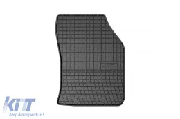 Specific rubber mats suitable for Fiat 600, Jeep Avenger Electric after 2023, 4-piece set, black color-image-6231119
