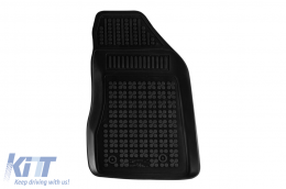 Specific rubber mats suitable for Fiat Bravo 2007-2014, 4-piece set, black color-image-6215370