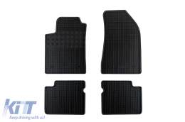 Specific rubber mats suitable for Fiat Bravo after 2007, 4-piece set, black color - ABFMF6023459