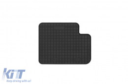Specific rubber mats suitable for Fiat Linea 2007-2015, 4-piece set, black color from Frogum El Toro series-image-6230660