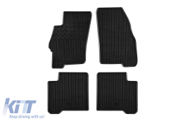 Specific rubber mats suitable for Fiat Linea after 2007, 4-piece set, black color - ABFMF6023464