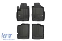 image-48-Specific rubber mats suitable for Fiat Panda II 2003-2012, 4-piece set, black color, with 24-month warranty