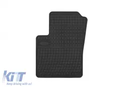 Specific rubber mats suitable for Fiat Panda III after 2011, 4-piece set, black color-image-6250746