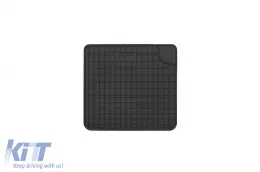Specific rubber mats suitable for Fiat Panda III after 2011, 4-piece set, black color-image-6250748