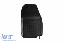 Specific rubber mats suitable for Ford B-Max 2012-2017, 4-piece set, black color-image-6213985