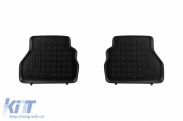 Specific rubber mats suitable for Ford B-Max 2012-2017, 4-piece set, black color-image-6213986