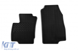Specific rubber mats suitable for Ford B-Max after 2012, 4-piece set, black color-image-6248474