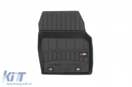 Specific rubber mats suitable for Ford C-Max 2010-2019 from Frogum 3D ProLine series, 3-piece set, black color, with 24-month warranty-image-6221962