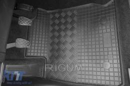 Specific rubber mats suitable for Ford Ecosport after 2018, 4-piece set, black color-image-6249727