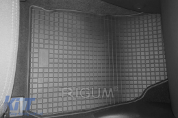 Specific rubber mats suitable for Ford Ecosport after 2018, 4-piece set, black color-image-6249728