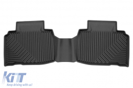 Specific rubber mats suitable for Ford Edge after 2014, 3-piece set, black color-image-6227041