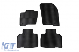 Specific rubber mats suitable for Ford Edge after 2016, 4-piece set, black color - ABFMF6022560