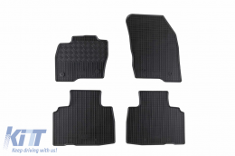 Specific rubber mats suitable for Ford Edge after 2016, 4-piece set, black color - ABFMF6023669
