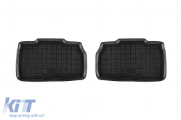 Specific rubber mats suitable for Ford Explorer PHeV 4x4 after 2020, 4-piece set, black color-image-6214095