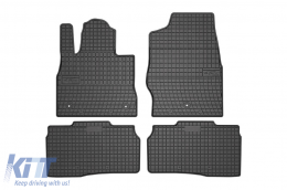 Specific rubber mats suitable for Ford Explorer after 2019, 4-piece set, black color - ABFMF6019318
