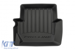 Specific rubber mats suitable for Ford Fiesta Mk VII after 2018, 4-piece set, black color, with 24-month warranty-image-6220805