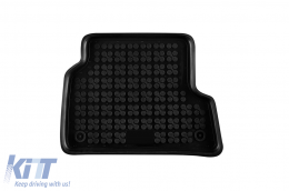 Specific rubber mats suitable for Ford Focus 2005-2011, 4-piece set, black color-image-6213924