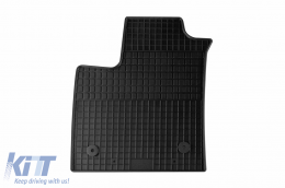 Specific rubber mats suitable for Ford Focus after 2018, 4-piece set, black color-image-6220478
