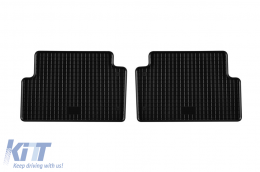 Specific rubber mats suitable for Ford Focus 1998-2004, 4-piece set, black color-image-6248514