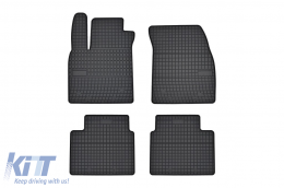 Specific rubber mats suitable for Ford Focus after 2018, 4-piece set, black color - ABFMF6023969