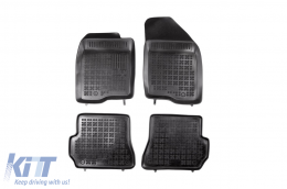 image-54-Specific rubber mats suitable for Ford Fusion 2002-2005, 4-piece set, black color
