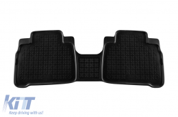 Specific rubber mats suitable for Ford Galaxy, S-Max after 2015, 3-piece set, black color-image-6214020