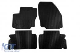 image-37-Specific rubber mats suitable for Ford Galaxy, S-Max 2006-2015, 4-piece set, black color