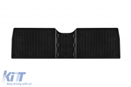 Specific rubber mats suitable for Ford Galaxy, Seat Alhambra, VW Sharan after 1995, 5 seats, 4-piece set, black color-image-6249148