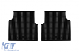 Specific rubber mats suitable for Ford Kuga, Kuga Hybrid after 2020, 4-piece set, black color-image-6249921