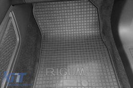 Specific rubber mats suitable for Ford Kuga, Kuga Hybrid after 2020, 4-piece set, black color-image-6249923