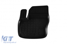 Specific rubber mats suitable for Ford Kuga 2012-2019, 4-piece set, black color-image-6213990