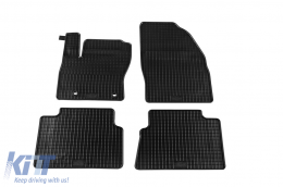 image-29-Specific rubber mats suitable for Ford Kuga 2008-2011, 4-piece set, black color, mounting type B022U