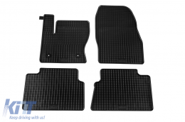 Specific rubber mats suitable for Ford Kuga 2013-2015, 4-piece set, black color - ABFMF6017427