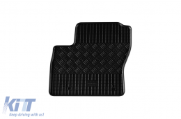 Specific rubber mats suitable for Ford Kuga 2007-2012, 4-piece set, black color-image-6228525