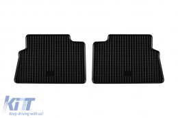 Specific rubber mats suitable for Ford Kuga 2007-2012, 4-piece set, black color-image-6228527