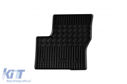 Specific rubber mats suitable for Ford Kuga 2013-2019, 4-piece set, black color-image-6248520