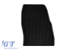 Specific rubber mats suitable for Ford Kuga 2013-2019, 4-piece set, black color-image-6248521