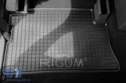 Specific rubber mats suitable for Ford Kuga 2013-2019, 4-piece set, black color-image-6248525