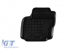 Specific rubber mats suitable for Ford Mondeo 2007-2014, 4-piece set, black color-image-6213931