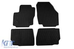 image-14-Specific rubber mats suitable for Ford Mondeo 2007-2014, 4-piece set, black color