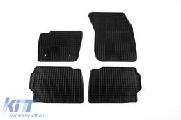 image-27-Specific rubber mats suitable for Ford Mondeo 2014-2022, 4-piece set, black color