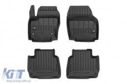 image-7-Specific rubber mats suitable for Ford Mondeo 2007-2010 from Frogum 3D ProLine series, 4-piece set, black color, with 24-month warranty