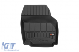 Specific rubber mats suitable for Ford Mondeo 2007-2010 from Frogum 3D ProLine series, 4-piece set, black color, with 24-month warranty-image-6220991