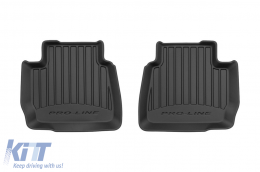 Specific rubber mats suitable for Ford Mondeo 2007-2010 from Frogum 3D ProLine series, 4-piece set, black color, with 24-month warranty-image-6220992