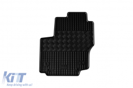 Specific rubber mats suitable for Ford Mondeo 2007-2014, 4-piece set, black color-image-6248532